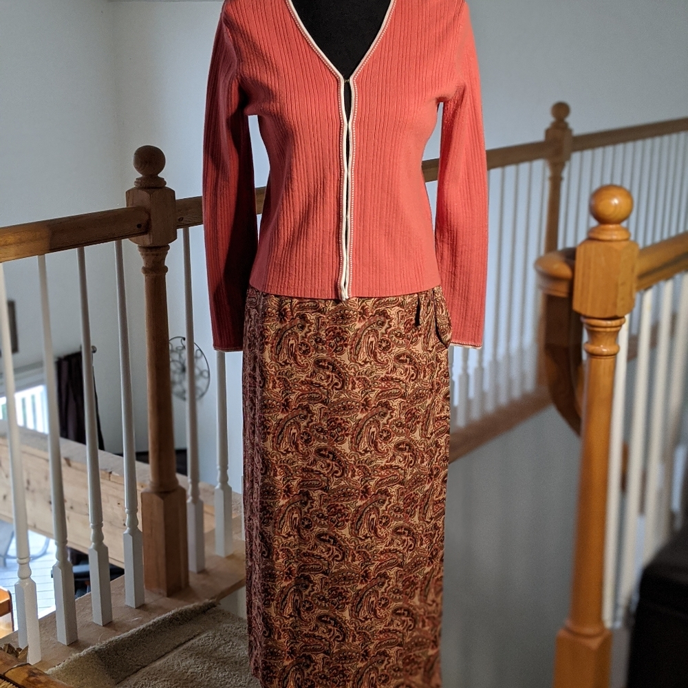 Charter Club petite skirt and sweater set P/S